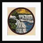 Niagara Falls travel decal by Anonymous