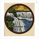 Niagara Falls travel decal by Anonymous