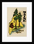 Maine travel decal by Anonymous