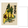 Maine travel decal by Anonymous