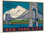 George Washington Bridge travel decal by Anonymous