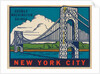 George Washington Bridge travel decal by Anonymous