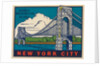 George Washington Bridge travel decal by Anonymous