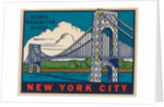 George Washington Bridge travel decal by Anonymous