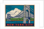George Washington Bridge travel decal by Anonymous