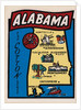 Alabama travel decal by Anonymous