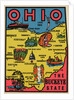 Ohio travel decal by Anonymous