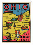 Ohio travel decal by Anonymous