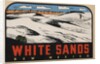 White Sands New Mexico travel decal by Anonymous
