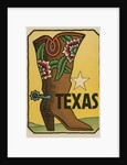 Texas travel decal by Anonymous