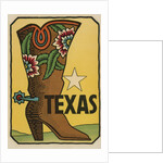 Texas travel decal by Anonymous