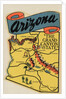 Arizona travel decal by Anonymous