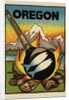 Oregon travel decal by Anonymous