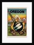 Oregon travel decal by Anonymous