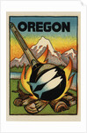 Oregon travel decal by Anonymous