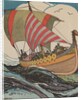 Leif Erickson at sea by Anonymous
