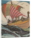 Leif Erickson at sea by Anonymous