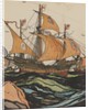Ferdinand Magellan at sea by Anonymous