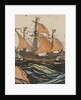 Ferdinand Magellan at sea by Anonymous