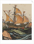 Ferdinand Magellan at sea by Anonymous
