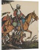 Francisco Pizarro on horseback by Anonymous