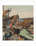 Francisco VÃ¡squez de Coronado looking at buffalo herd by Anonymous