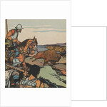 Francisco VÃ¡squez de Coronado looking at buffalo herd by Anonymous