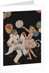 Boy and girl dancing by Anonymous