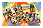 Greetings from Miami Beach, Florida by Anonymous