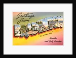 Greetings from Bradenton, Florida, and Gulf Beaches by Anonymous