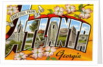 Greetings from Atlanta, Georgia by Anonymous