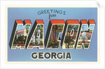 Greetings from Macon, Georgia by Anonymous