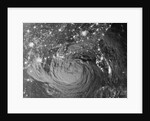Night view of Hurricane Isaac approaching Louisiana by Anonymous