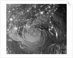 Night view of Hurricane Isaac approaching Louisiana by Anonymous