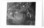 Night view of Hurricane Isaac approaching Louisiana by Anonymous