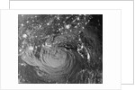 Night view of Hurricane Isaac approaching Louisiana by Anonymous