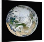 Composite Satellite View of Earth from the North Pole by Anonymous