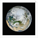 Composite Satellite View of Earth from the North Pole by Anonymous