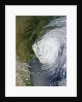 Hurricane Isaac (09L) over Louisiana by Anonymous