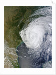 Hurricane Isaac (09L) over Louisiana by Anonymous