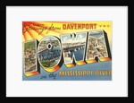 Greetings from Davenport, Iowa on the Mississippi River by Anonymous