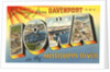 Greetings from Davenport, Iowa on the Mississippi River by Anonymous