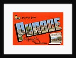 Greetings from Purdue University, Lafayette Indiana by Anonymous