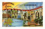 Greetings from Cambridge, Massachusetts by Anonymous