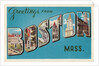 Greetings from Boston, Massachusetts by Anonymous