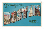 Greetings from Boston, Massachusetts by Anonymous