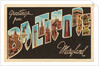 Greetings from Baltimore, Maryland by Anonymous