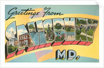 Greetings from Salisbury, Maryland by Anonymous