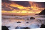 sunset along Indian Beach, Oregon Coast. Pacific Ocean. Pacific Northwest, United States by Anonymous