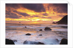 sunset along Indian Beach, Oregon Coast. Pacific Ocean. Pacific Northwest, United States by Anonymous